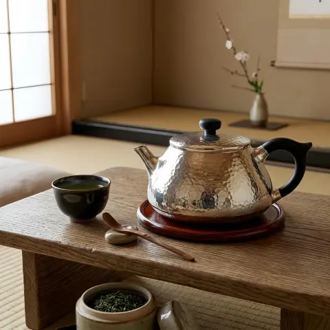 925 Sterling Silver Handcrafted Stainless Steel Teapot with Hammered Finish and Elegant Black Accents-exquisite handmade teapot - Handicraft