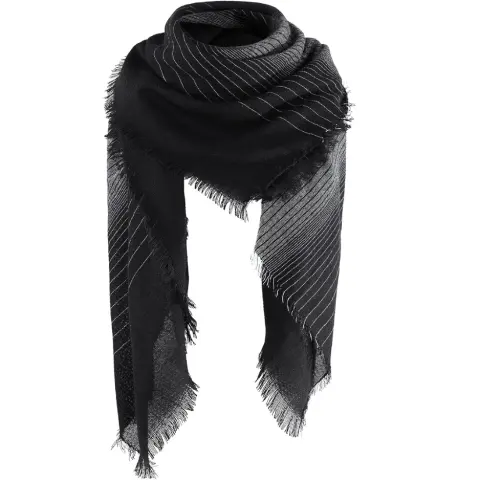 Trends Winter Scarf For Women, Oversized Plaid Square Shawl Wrap