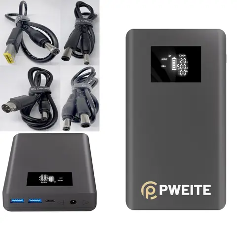 20000mah Battery Pack PowerBank DC 24V 3.75A 20V 19V 15V 12V 9V 5V 3A 5A Power Bank for CPAP Resmed S11 S10 S9 Laptop Camera