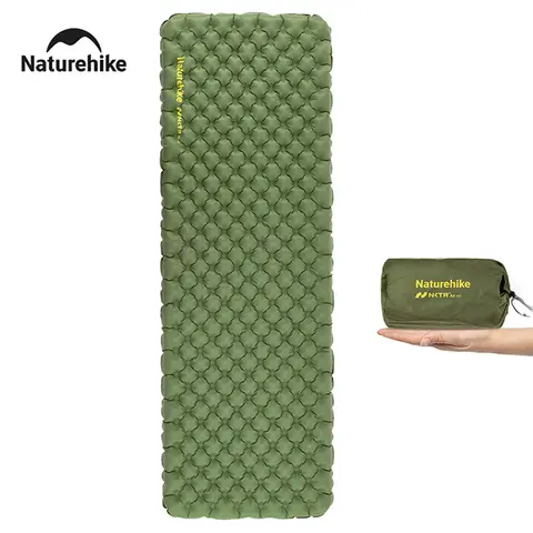 مرتبة تخييم جديدة لعام 2024 من Naturehike بقيمة R مرتفعة 4.6، وسادة نوم هوائية للشاطئ قابلة للطي وخفيفة الوزن للغاية، مرتبة هوائية للتنزه في الهواء الطلق