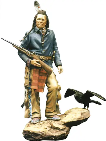 New Unassembled 1/32 54mm Ancient Man Warrior Stand (WITH BASE) Resin Figure Unpainted Model Kit