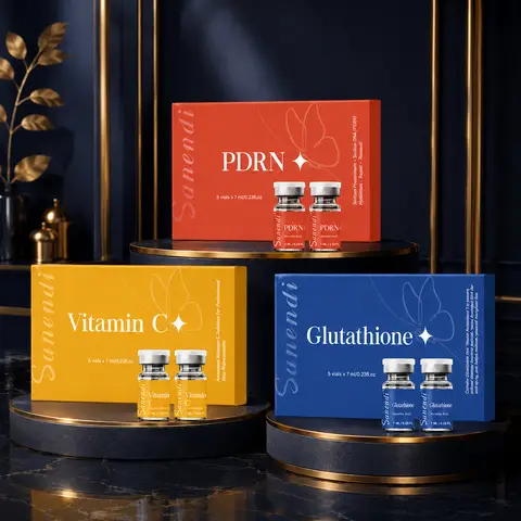 سيروم فيتامين C وجلوتاثيون وPDRN للوجه والجسم والشفايف 50ml