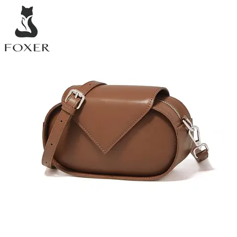 حقيبة كتف نسائية صغيرة من الجلد من FOXER