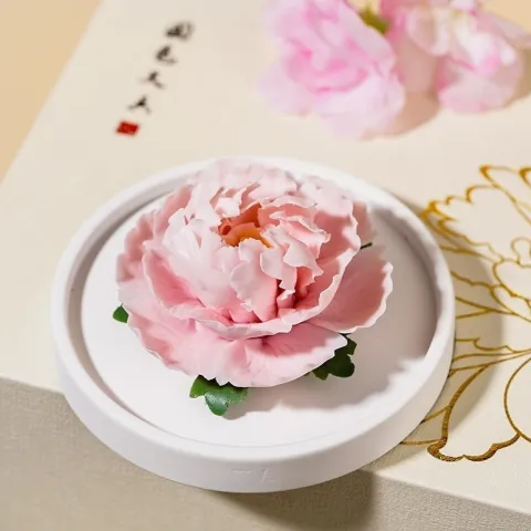 Peony Fragrant Porcelain Flower Gift Box