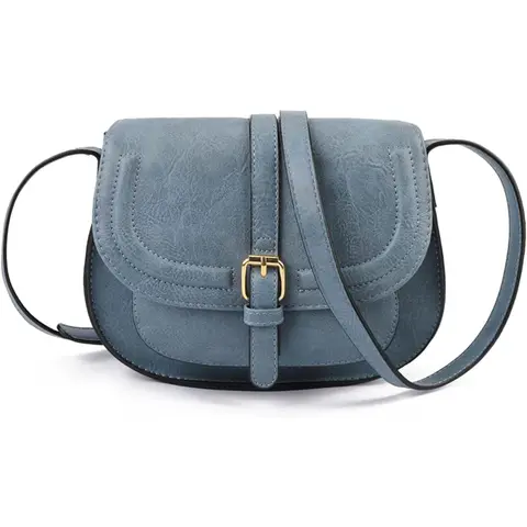 AFKOMST Ladies Shoulder Bags Soft PU Leather Crossbody Bag for Women Multi Pockets Lightweight Lady Bags CT20154E
