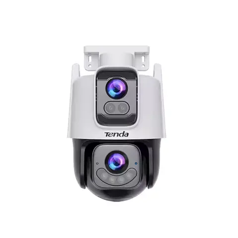 Tenda 5MP Dual-Lens Linkage Outdoor Wi-Fi Pan/Tilt Camera 360 All-round Human Vehicle Line-crossing IP65 CMOS MIC