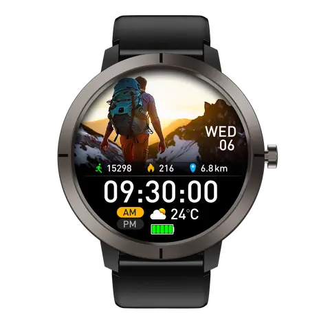 Powerful Sports Tracking Smart Watch DM76 Multi-GPS System Smartwatch Feature Altitude Barometer Compass Sensor for Sport Lovers
