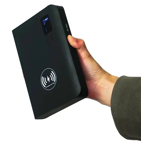 بنك طاقة محمول 120W سعة 30000Mah مع مخرج AC للكمبيوتر المحمول، مزود بطارية تخزين الطاقة للكمبيوتر المحمول