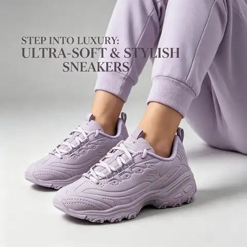 حذاء مشي Skechers Panda خفيف مبطن 150243-LAV