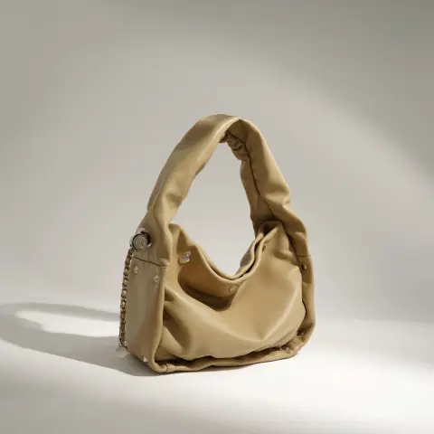 Drawstring Hair Ring Portable Messenger Bag For Women
