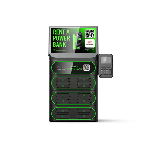 NFC POS Payment Wireless Charger Mobile Phone Vending Power Bank Terminal Powerbank Share Station Rental