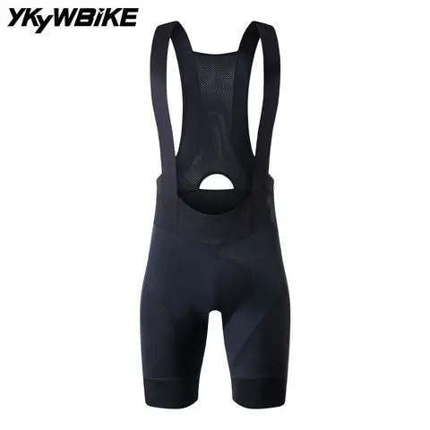 شورت دراجات YKYWBIKE رجالي بحمالات وبطانة إسفنجية