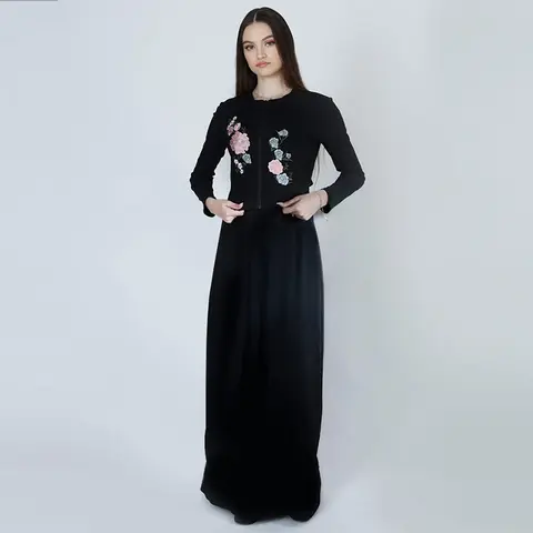 طقم bloom kids نسائي أسود من كارديجان وفستان ماكسي، XS–XXXL