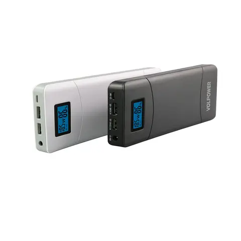 شنتشن فولباور باور بنك 20V بشاشة LCD لشحن ماكينة نقاط البيع/السماعة/ضوء LED/المسجل/جهاز العرض/الكاميرا بطارية Rohs سعة 20000mAh
