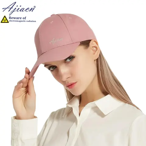 Genuine Anti-Radiation Baseball Cap Monitoring Room, Base Station Electromagnetic Radiation Shielding Silver Fiber Lining Cap