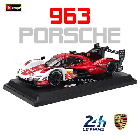 Bburago 1:24 بورش 963 24 سبيكة سباق السيارات سبيكة فاخرة دييكاست سيارة لعبة مجسمة جمع هدية أنماط متعددة للاختيار من بينها
