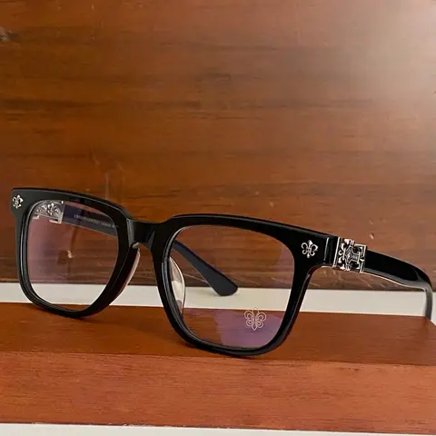 New Classic Fashion Women's Full Frame Acetate Fiber Glasses Frame Casual Men's Optical Prescription Multifocal Reading Eyeglass