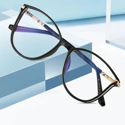 Upsale Glasses For Male Full Rim TR90 Frame Eyewears with Spring Hinges Temple Legs Retro Optical Spectacles