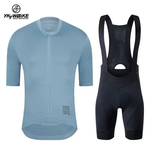 طقم ملابس دراجات YKYWBIKE مع شورت بيب عاكس