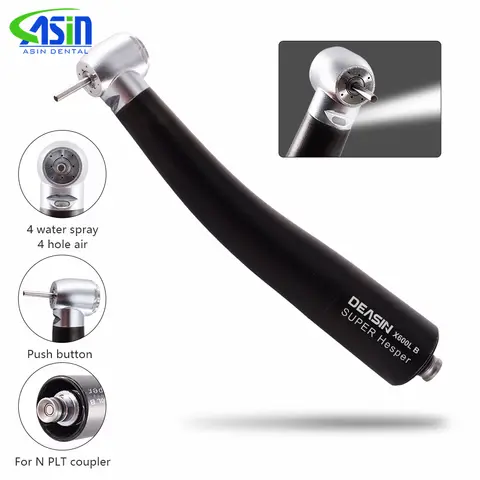 DEASIN Dental Fiber Optic Handpiece Torque Head High Speed Air Turbine Ceramic Bearing Dentist Tool for NSK Coupler X600L-B