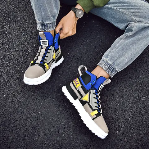 Men's High-Top Skateboard Shoes