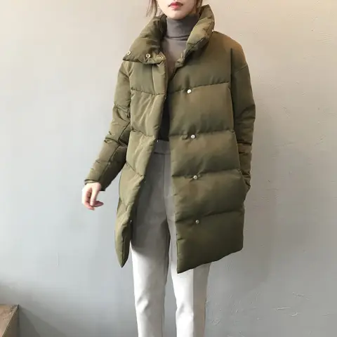 Women's Long Loose Padded Coat
