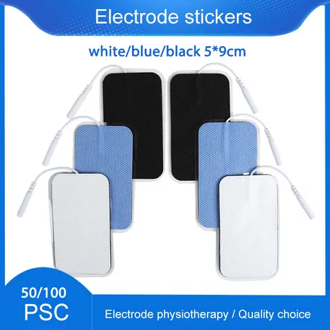 5*9cm Non-woven Fabric Electrode Pads 2mm Plug TENS Nerve Muscle Stimulator Acupuncture Machine Gel Electrode Patch Accessories
