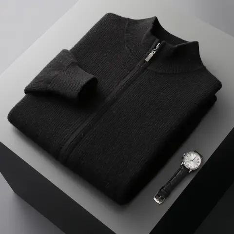 Men's Loose Extra-Thick Wool Sweater