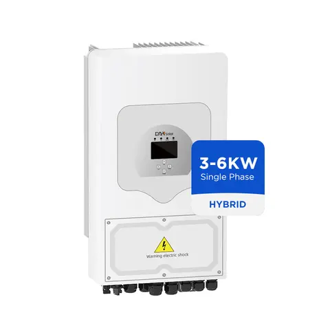 محول هجين Deye محول طاقة شمسية 5kw 6kw 8Kw محول طاقة شمسية هجين للمنزل