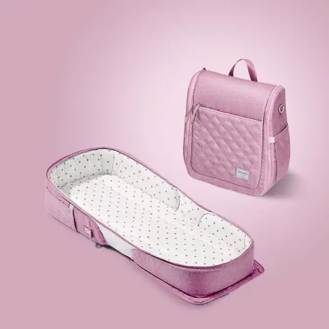 Portable Foldable In-Bed Crib for Newborns