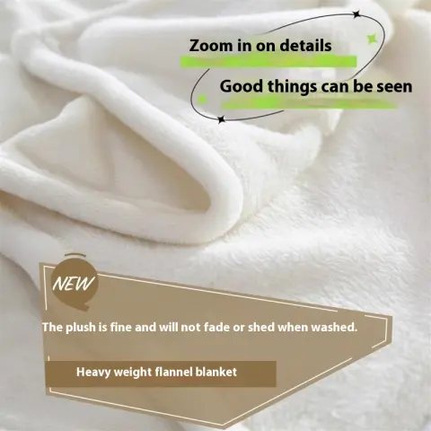 Thickened Flannel Blanket Office Nap Wool Blanket