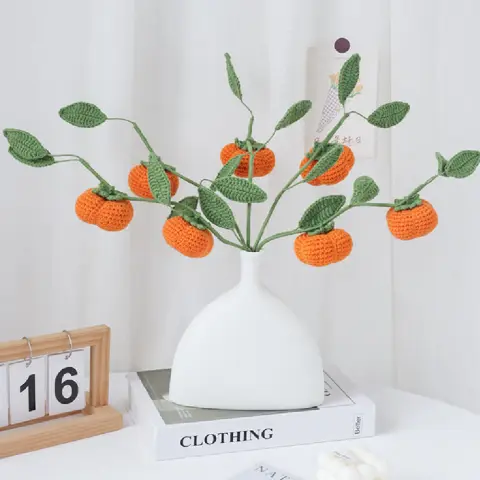 DIY Örgü Çiçek ve Meyve Yapım Malzeme Seti