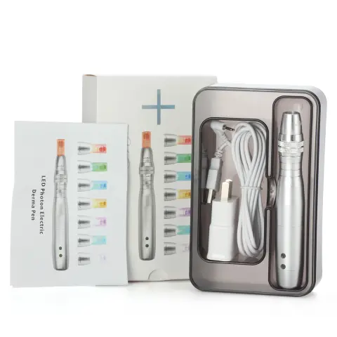 Led Nano Crystal Rechargeable Electric Micro-Needle Instrument
