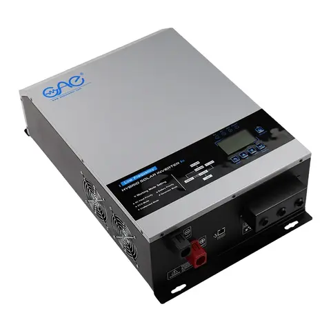 محول كهرباء للسيارة والطاقة الشمسية 12V إلى 220V مع شاحن بطارية وMPPT