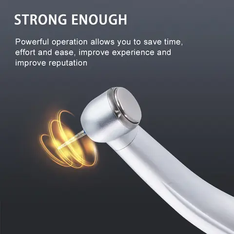 Dental E-generator Shadowless Ring LED High Speed ceramic mini/standard / torque Handpiece with 5 Water Sprays 2/4 Holes
