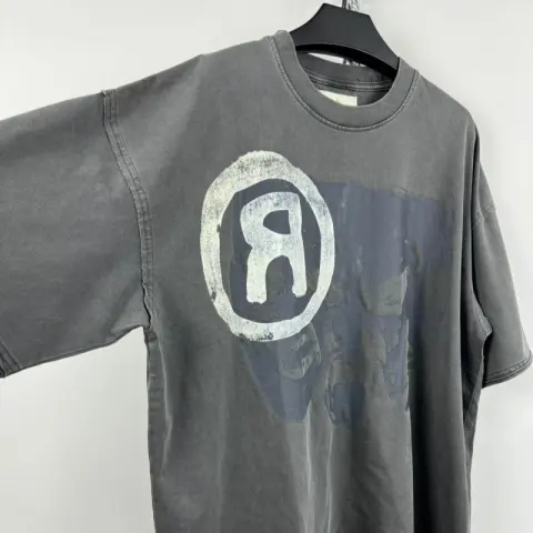 Men's Relaxed Fit Distressed Print Short Sleeve T-Shirt