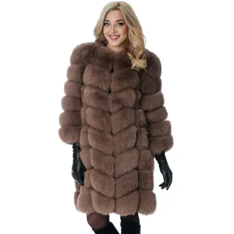 Thick Warm Artificial Fur Coat for Women
