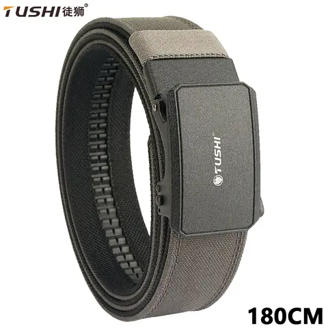 TUSHI Genuine Tactical Belt Quick Release Outdoor Belt Hard 1100D Nylon Sports IPSC Accessories Men And Women Metal Buckle Belt