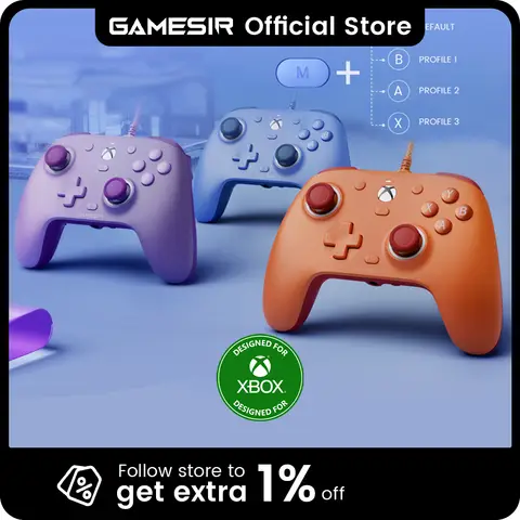 GameSir G7 SE Xbox Gaming Controller with Hall Joystick, Replaceable Panels