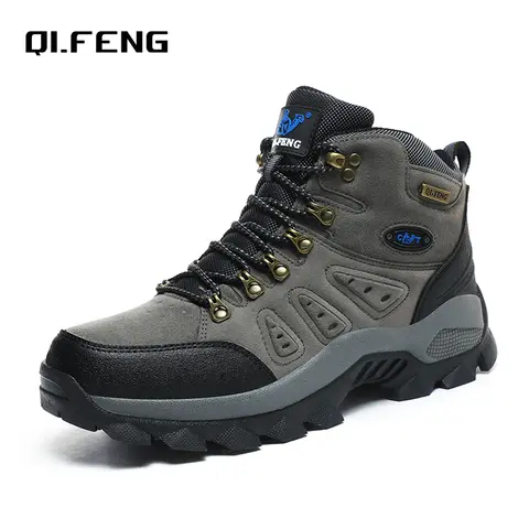 بوت كاحل QIFENG للجنسين للتنزه، مقاسات 36–48