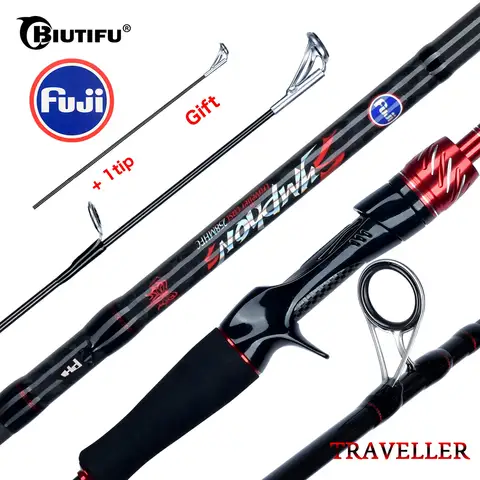 صنارة صيد صخرية من نوع BIUTIFU/Traveller spink/ji Baitcasting fu قضيب صيد صخري صغير/Traveller Spinning/ji m سريع 5-42 جم