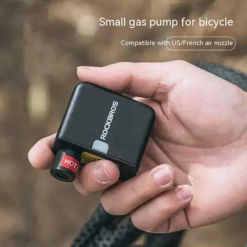 Mini Electric Tire Pump Portable High Pressure American French Valve Road Mountain Bike Riding Air