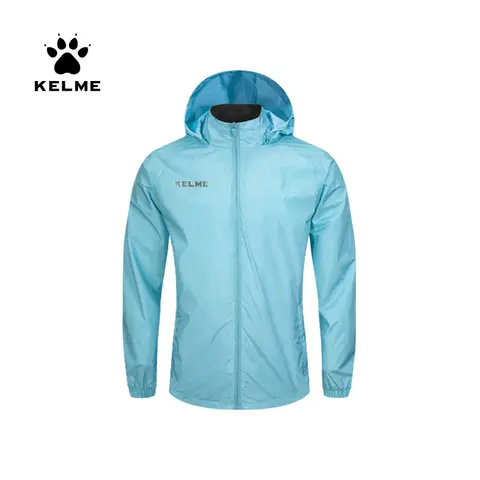 جاكيت رياضي واقٍ من الرياح للرجال KELME لكرة القدم والتدريب مضاد للماء سريع التجفيف
