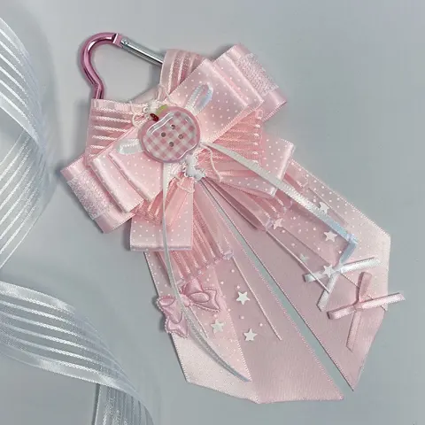 Ribbon Bow Pendant Bag Charm