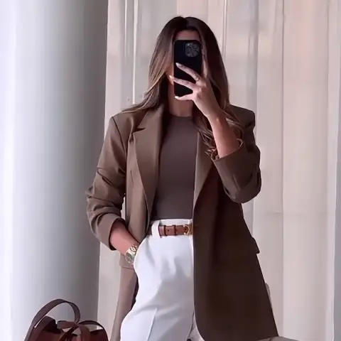 Women's Elegant Solid Color Sleeveless Coat