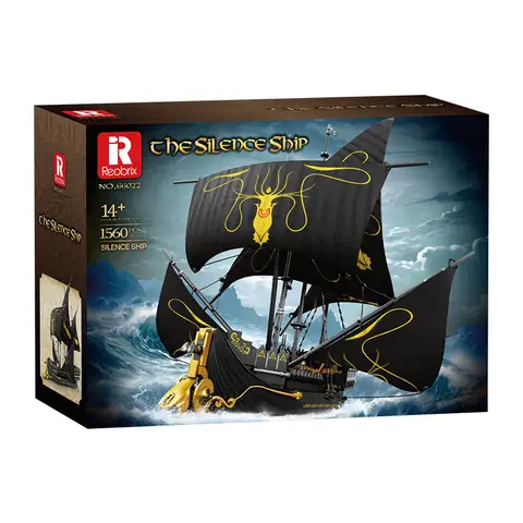 66022 Pirate Ship Building Blocks Assembling Construction Set for Boys Model Bricks Children's Toys Gift