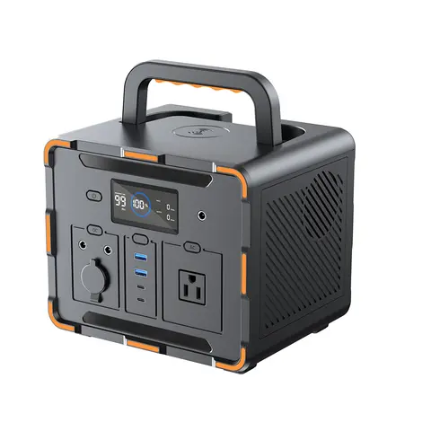 محطة طاقة محمولة 300W 259Wh مولد شمسي ليثيوم أيون مخرج USB-C PD منفذ AC بموجة جيبية نقية 110V كشاف احتياطي