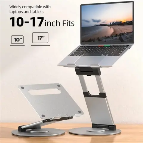 حامل تابلت مكتبي AS018 XS قابل للتعديل يدور 360 درجة للأجهزة 10-17 Inch