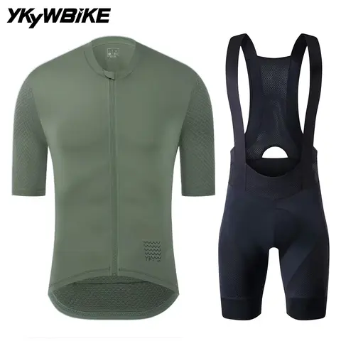 طقم دراجات رجالي YKYWBIKE (جيرسي + شورت بريّة)