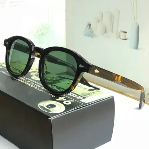 Johnny Depp Polarized Sunglasses Men Women Luxury Brand Designer Style Sun Glasses For Male Female Oculos